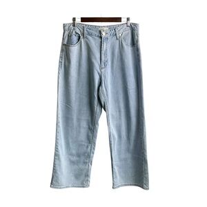 Oat New York Light Blue Straight Leg Jeans